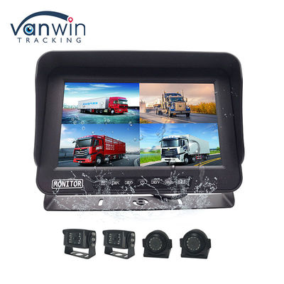 10.1 inch AHD 1080P MDVR Monitor 4 Channel Full HD Waterdicht Split Display Monitor Voor voertuig