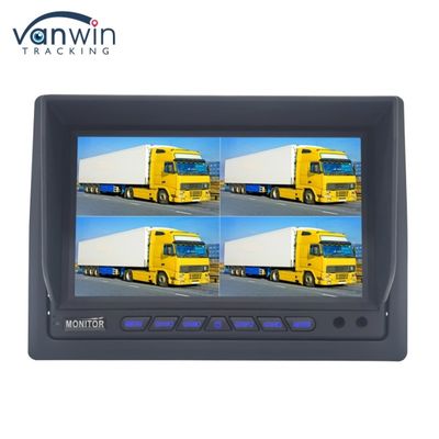 7-inch AHD Quad-Channel Split Car Monitor Vehicle Display Monitoring Systeem