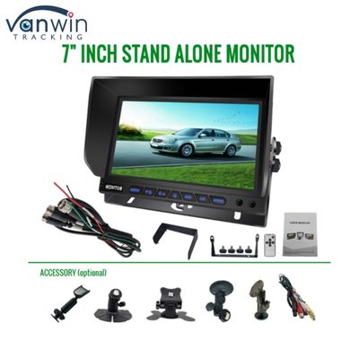 7-inch AHD Quad-Channel Split Car Monitor Vehicle Display Monitoring Systeem