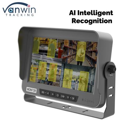 4 CH AI voertuigbewakingssysteem IPX69 waterdicht explosiebestendige 10-inch AHD-display