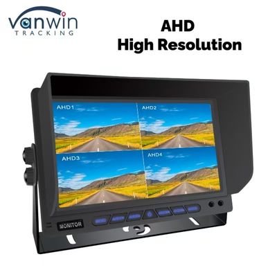 7-inch AHD Quad-Channel Split Car Monitor Vehicle Display Monitoring Systeem