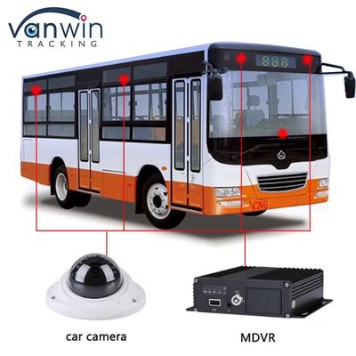 Night Vision AHD 720P 1080P 2MP Vehicle Indoor Dome Camera met luchtvaartconnector & Audio Input Optioneel