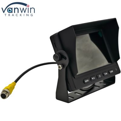 Mini Car Rear View Monitor 5 Inch In-Car High Definition Display Voor Taxi Bus Truck RV