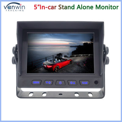 Mini 5 inch TFT-monitor voor auto's 2 manieren AHD 1080P 720P CVBS gemengde video-invoer met U-vormige beugel