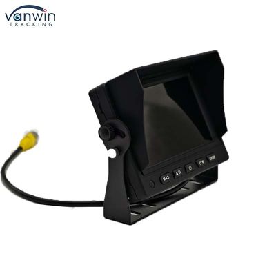 5 inch LCD-scherm TFT-auto-monitor Metalen aansluiting + 4PIN CCD-kleur achteruitkijkcamera 12-24v Voor caravan van Rv