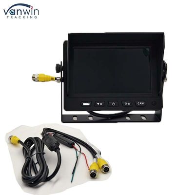 Mini 5 inch TFT-monitor voor auto's 2 manieren AHD 1080P 720P CVBS gemengde video-invoer met U-vormige beugel