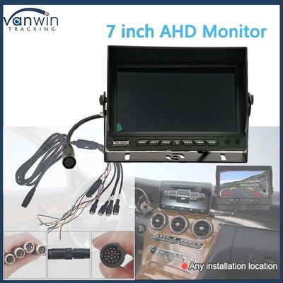 AHD 1080P MDVR Monitor 7 Inch Split Display Monitor SD Card Camera Achteruitkijkplek voor RV Motorhome Truck Bus