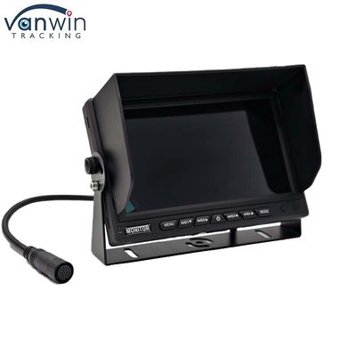 AHD 1080P MDVR Monitor 7 Inch Split Display Monitor SD Card Camera Achteruitkijkplek voor RV Motorhome Truck Bus
