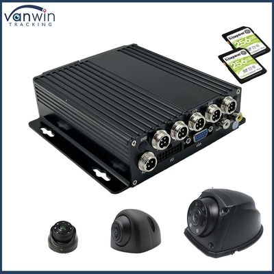 4CH 1080P Dual SD Card Mobile DVR 4G GPS1080P Voertuig GPS Functie 12 maanden garantie
