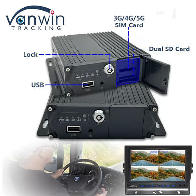 4G GPS MDVR 4 CH SD Card Video Recorder Dual Card Dual Standby Voor Veiligheidsbewaking