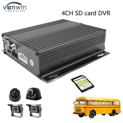 4 kanaal AHD 1080P SD-kaart 256G mobiele DVR met USB VGA-poort voor Truck Security DVR Recorder