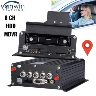 Professionele 1080P High Definition 8CH HDD mobiele DVR-systeem voor voertuigopsporing