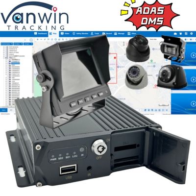 Geavanceerd AI-voertuigbewakingssysteem 1080P 4-kanaal MDVR-rijhulpsysteem