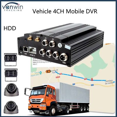 4 Channel Mobile DVR 4G GPS WIFI HDD 1080P AHD Card DVR voor stadsbustrucks