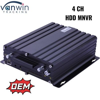 4CH Hard Disk Mobile NVR 1080P voertuigbewakingssysteem voor vlootbeheer
