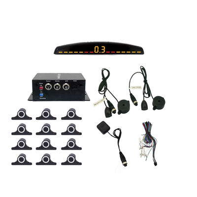 Autoreversing AidAuto Parktronic LED Parking Sensor met 16 sensoren Reverse Backup Car Parking Monitor Detector System Backlight