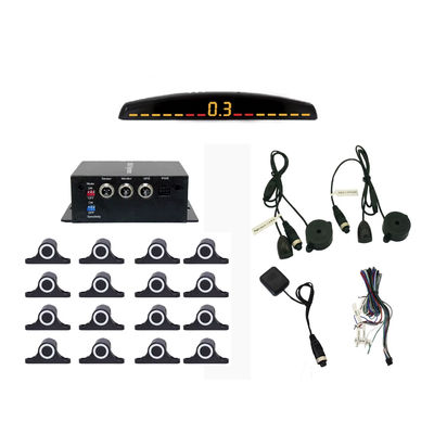 Autoreversing AidAuto Parktronic LED Parking Sensor met 16 sensoren Reverse Backup Car Parking Monitor Detector System Backlight