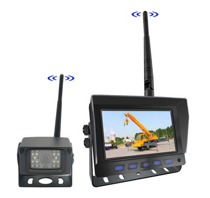 5-inch draadloze HD digitale DVR met Quad-Split Display voor Truck Reverse Safety Monitoring