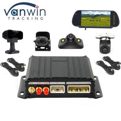4CH Mini SD Mobile DVR GPS Wifi 4G 4CH Kit Taxi CCTV Camera Auto DVR met ADAS DMS
