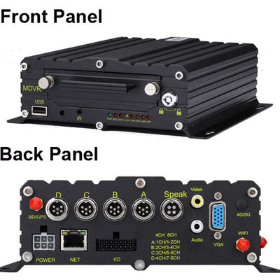 8ch 4CH 4G GPS ADAS DMS 2TB HDD SD MOBIELE DVR KIT AI MDVR GPS Tracking System Taxi MDVR