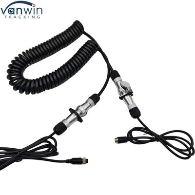4Pin waterdicht aanhangwagenkabel 12V elektronische draadcamera voor dubbele vrachtwagen bus tractor achteruitkijkcamera's