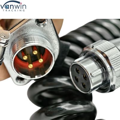 4Pin waterdicht aanhangwagenkabel 12V elektronische draadcamera voor dubbele vrachtwagen bus tractor achteruitkijkcamera's