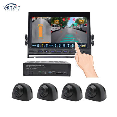3D HD 1080P 360 Auto Parkeercamera Vrachtwagen Achteruitrijwaarschuwing Camera Auto 360-graden Camera Vogelperspectief Beveiligingssysteem