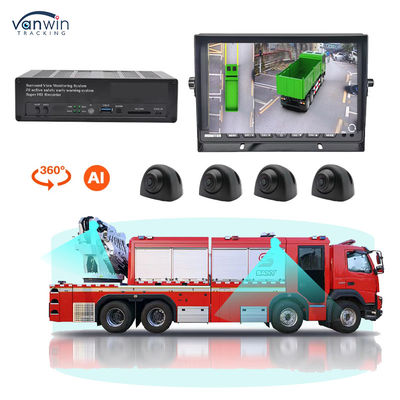 360 graden panoramacamera 4 kanaal HD Auto 3D Bird View AVM Camera Geschikt voor autocamera Voertuig