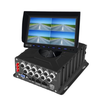 Geavanceerde 8 CH mobiele DVR met geavanceerd bestuurdersassistentiesysteem Blind spot detectie bestuurder monitoring systeem voor voertuigen