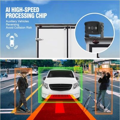 1080P BSD Auto Achteruitrijcamera Ingebouwd algoritme Dodehoekdetectie Camera Voetganger Voertuigdetectie