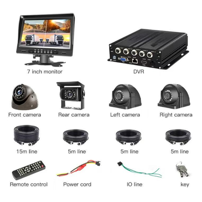 1080P 4-kanaals MDVR digitale video recorder met 4G SIM WiFi GPS video voertuig vrachtwagen CCTV camerasysteem DVR