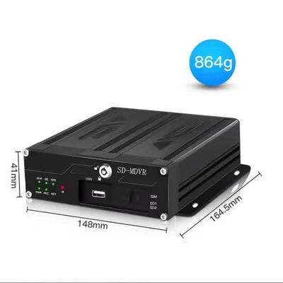 1080P 4-kanaals mobiele DVR met 4G SIM WiFi GPS video voertuig vrachtwagen CCTV camerasysteem DVR
