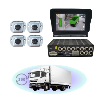 360 graden surround view 3D heavy duty truck camera systeem AI blind spot detectie voor truck bus RV auto achteruitrijhulp