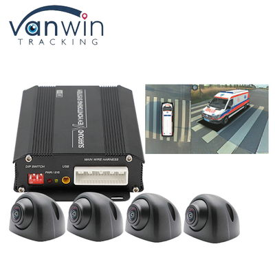 Echte HD 3D Auto 360 Surround Bird View Avm System 4x180 Grade Camera's