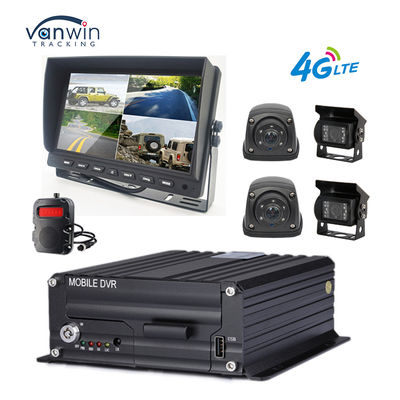 1080P 4CH MDVR Camera Waterdicht 7 Inch Monitor Recorder 4G GPS Reverse Backup Camera Voertuig Bus Truck Auto Terugrijpen Hulp