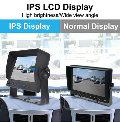1080P 4CH MDVR Camera Waterdicht 7 Inch Monitor Recorder 4G GPS Reverse Backup Camera Voertuig Bus Truck Auto Terugrijpen Hulp