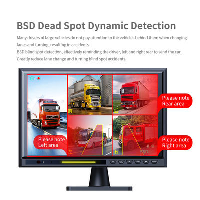 10.1" Touch Screen IPS BSD 5CH Split Car Rear View Monitor DVR AHD 1080P Reverse Parking Backup Camera Kit Voor RV Bus Truck