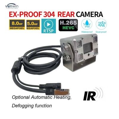 Explosieveilige behuizing Roestvrijstalen voertuigcamera IP68 Mijnschachtbewaking