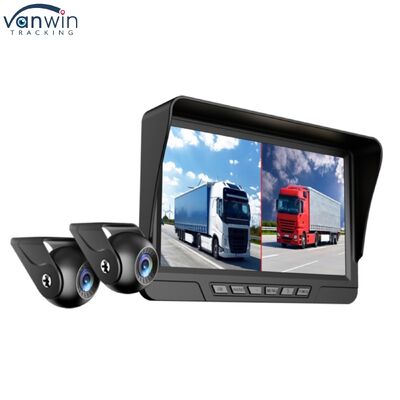 AI Car Video Recorder 7 inch IPS touchscreen met blinde plek detectie en achteruitkijkcamera voor vrachtwagens en camper