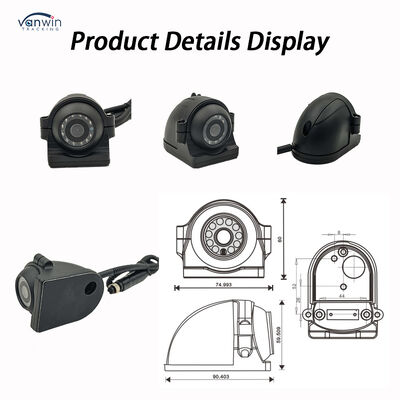 24V 4CH AI Dash Cam Kit Voertuigbeveiligingscamera DVR met DMS ADAS BSD zijcamera voor vrachtwagen / bus
