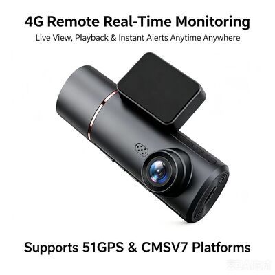 3-kanaals AI 4G Dash Camera 4K Front, ADAS & DMS, GPS-tracking, 24/7 parkeermonitor