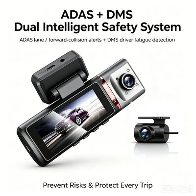 3 Kanaals HD DVR Dash Cam 4G 4K Voor 1080P Cabine Achter GPS Tracking ADAS DMS 24/7 Parkeermonitor voor Vlootveiligheid