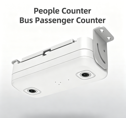 1080P buspassagiers tellende MDVR-camera, 3D verrekijker busmensenteller, GPS mobiele DVR voor passagiersstroom en veiligheidsmonitoring