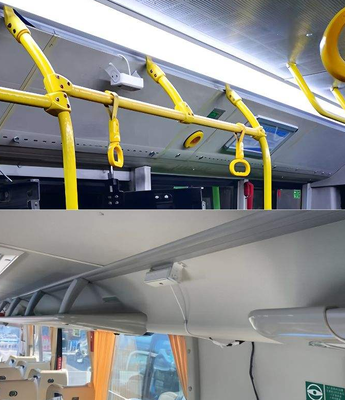 1080P buspassagiers tellende MDVR-camera, 3D verrekijker busmensenteller, GPS mobiele DVR voor passagiersstroom en veiligheidsmonitoring