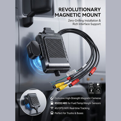 Heavy Duty Truck 4G Dash Recorder met ADAS BSD - GPS-telematica-vlootcamera met SOS-paniekknop