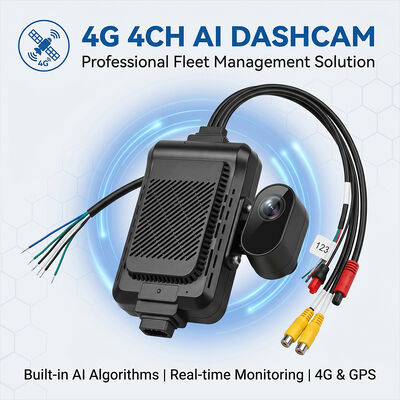 Heavy Duty Truck 4G Dash Recorder met ADAS BSD - GPS-telematica-vlootcamera met SOS-paniekknop