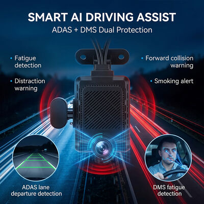 4G Dashcam-systeem voor bedrijfsvoertuigen - GPS-WiFi-tracker tegen diefstal met I/O RS232-ondersteuning van randapparatuur