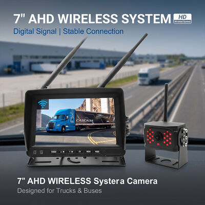 7" IPS Monitor Draadloos beveiligingscamerasysteem met 4PCS-camera's Dual-Band 2.4/5.8G