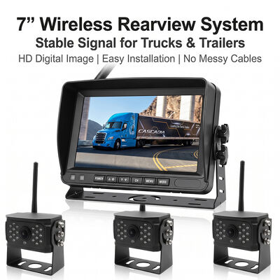 7 inch/9 inch/10 inch Draadloos AHD 1080P Camerasysteem met Touchscreen Monitor 2K Actieve Achteruitkijkcamera Kit