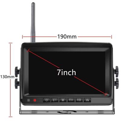 Draadloos 7 inch Car Reverse Camera Backup System voor aanhangwagens
